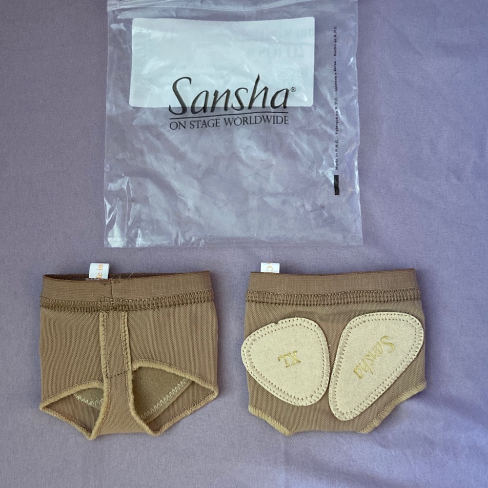 Sansha Women's Dark Tan Dance foot undies